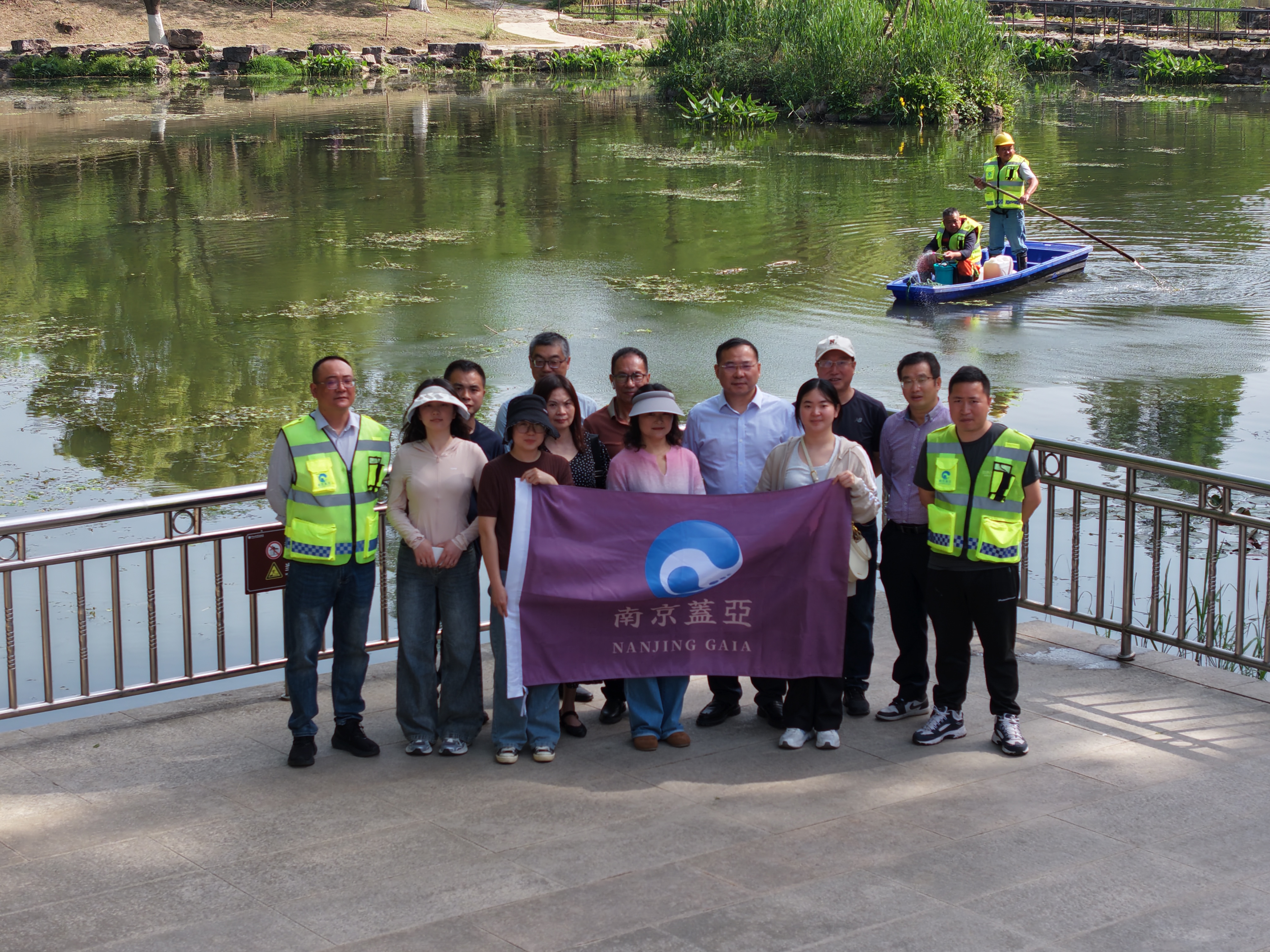 南京白馬湖1#2#3#水塘水質(zhì)提升項目正式施工